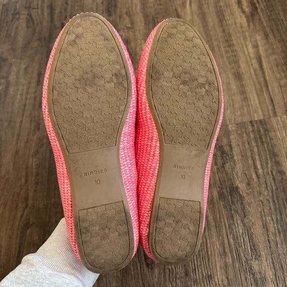 Birdies The Starling Flats in Lipstick Raffia Size 10 - Picture 10 of 13